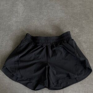Black Lululemon Women's Fast and Free Running Shorts Size 8
